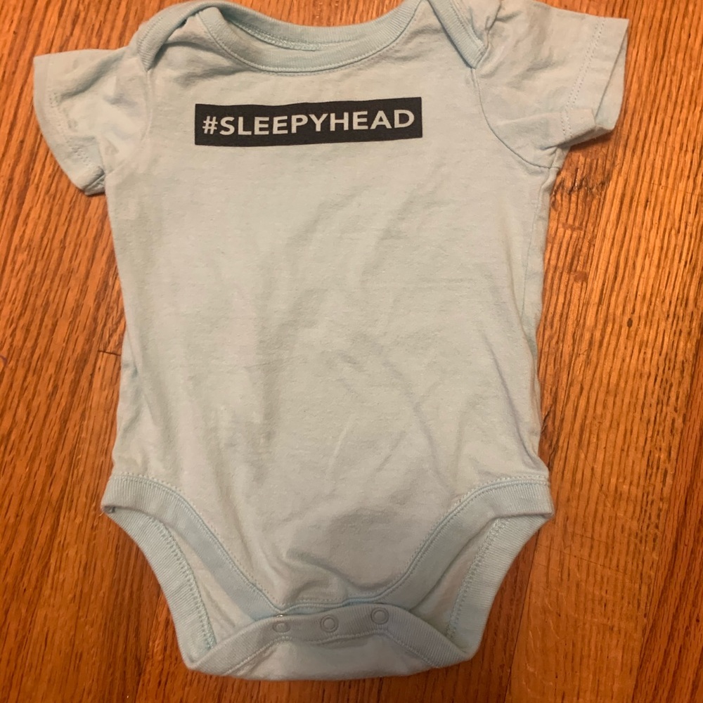 Children’s Place #sleepyhead onesie! Worn once!